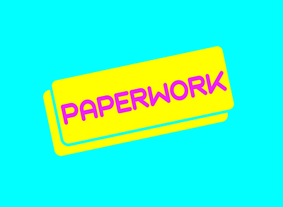 paperwork branding design flat graphic graphic design logo logodesign minimalist modern typography