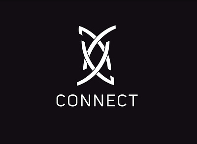 Connect Logo brand brand design branding connect design flat graphic graphic design illustration illustrator logo logo design logodesign minimalist modern typography