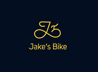 Jake's Bike branding design flat graphic graphic design illustration illustrator logo logo design logo design branding logo designer logodesign minimalist minimalist logo minimalistic modern