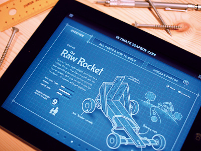 Ultimate Soapbox Cars app blueprint how to ipad soapbox car toys ui