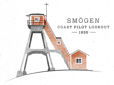 Coast Pilot Lookout grain lighthouse lookout smögen sweden texture west coast