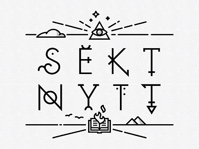 Cult News / Sektnytt cult eye holy illustration logo news religion