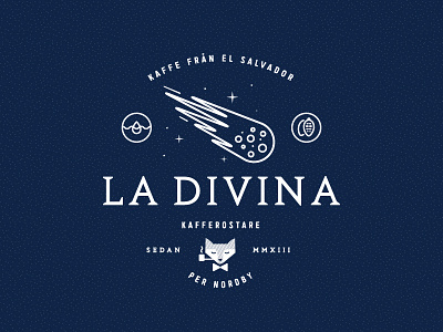 La Divina coffee comet el salvador fox packaging per nordby