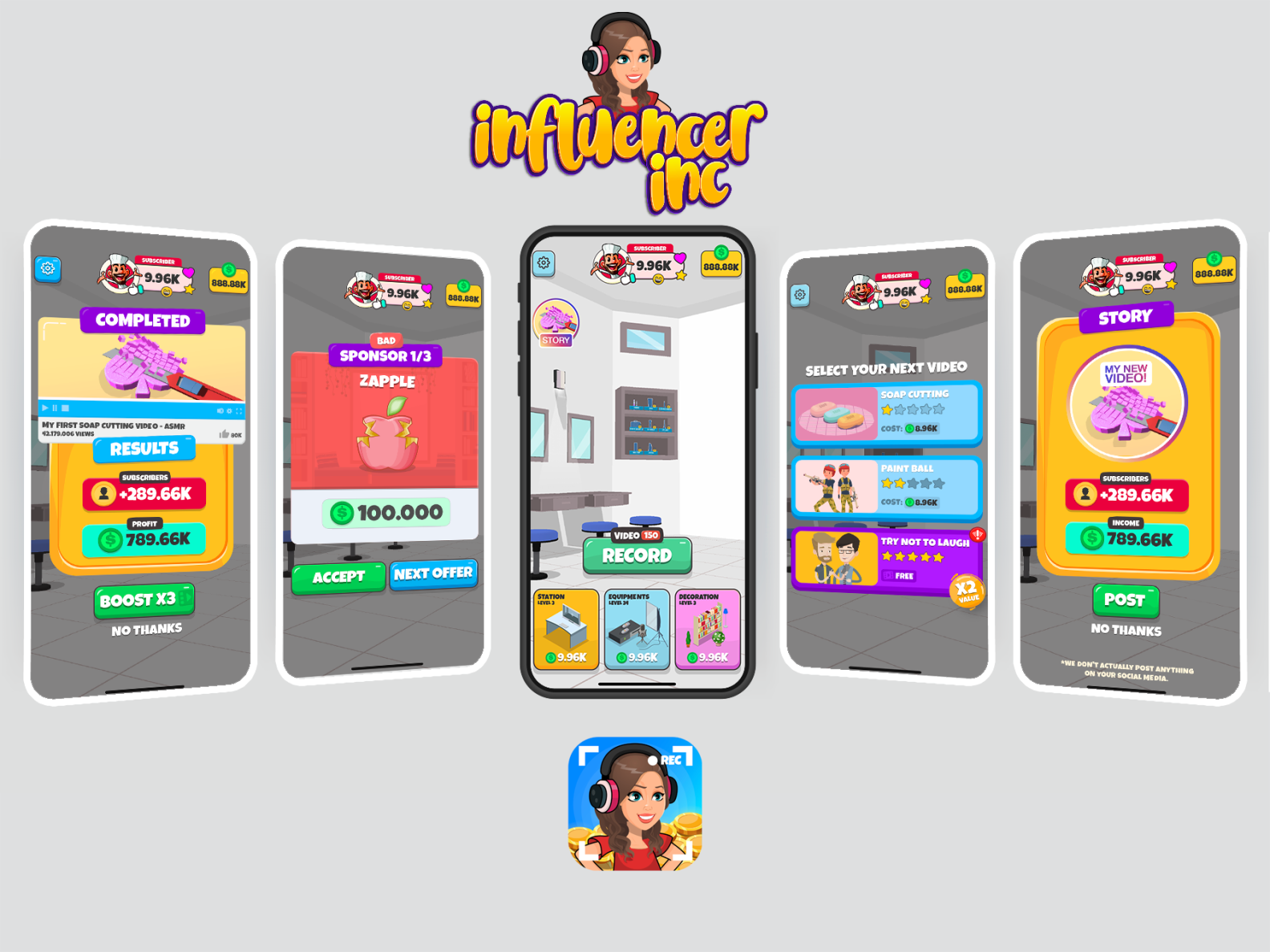 Influencer Inc Game By Tayfun S On Dribbble