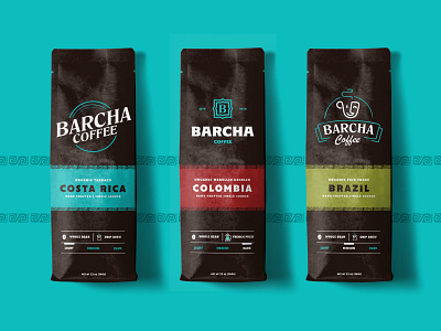 Barcha Coffee Logo Design