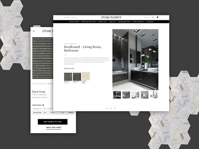 Stone Source branding clean design ui ux web website website design woocommerce wordpress