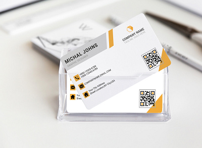 Business Card brand identity branding business card corporate cover illustration image logo mordern new simple simple logo unique