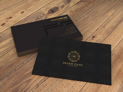 Luxury Business Card brand identity businesscard corporate design illustration logo luxury mockup mordern new simple unique