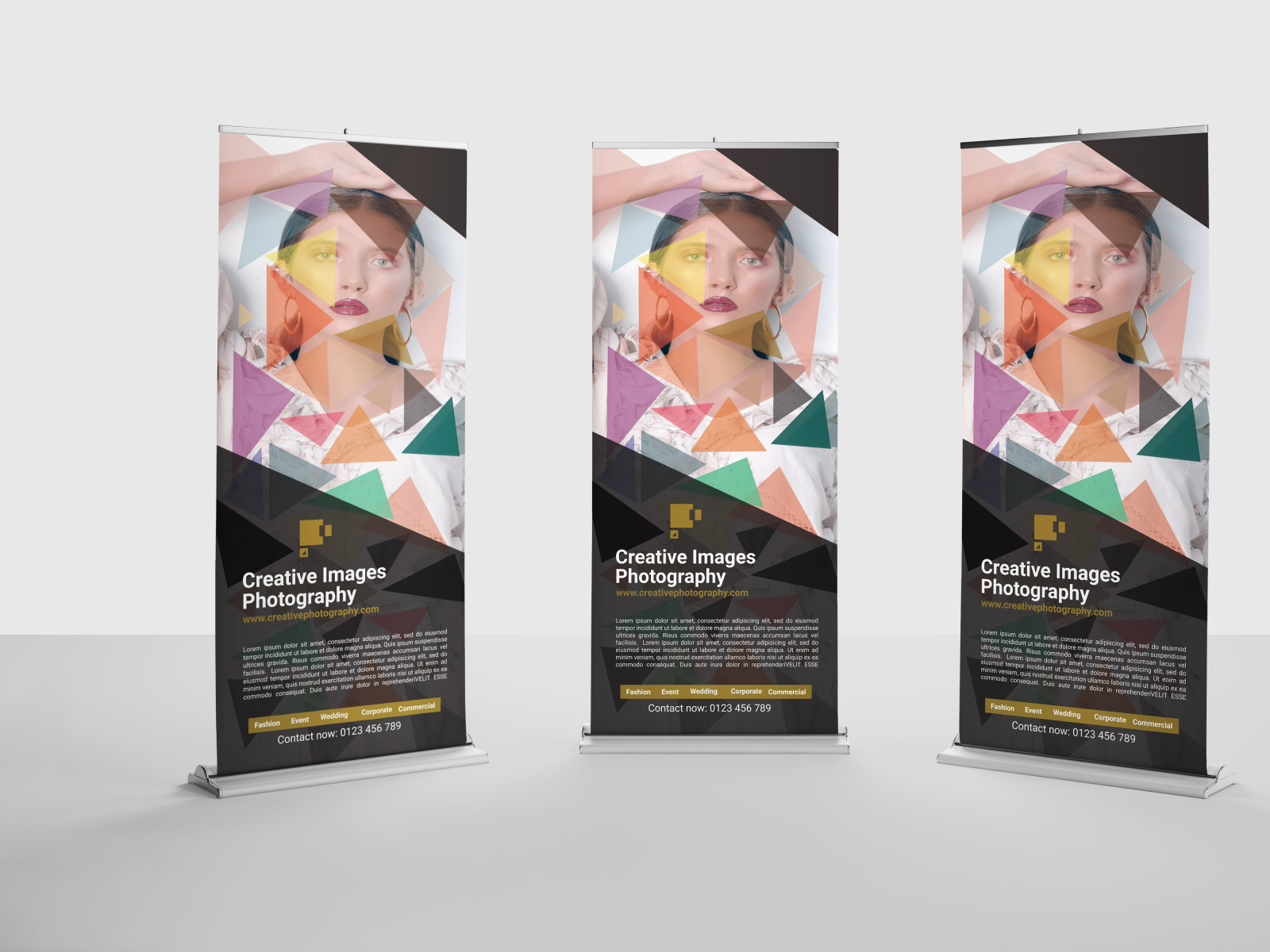 Photography Roll-Up Banner Template by Jannat Ara on Dribbble With Regard To Photography Banner Template