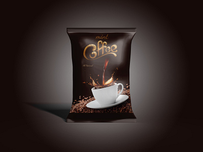 Coffee Packaging Template advertising bag bar box can cappuccino coffee foil bag food food package food packaging mockup mockup packaging pouch sachet stick wrapper