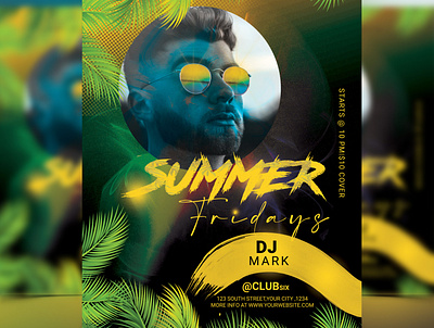 Summer Party Flyer affair after work party bash birthday celebration club club girl entertainment fashion girl girls night out glamour glowing gold golden invitation ladies ladies night live luxury