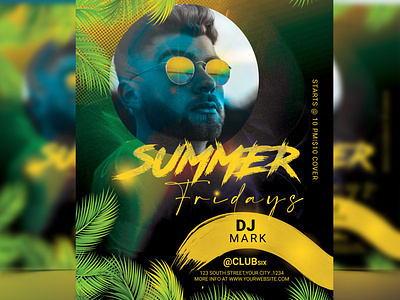 Summer Party Flyer affair after work party bash birthday celebration club club girl entertainment fashion girl girls night out glamour glowing gold golden invitation ladies ladies night live luxury