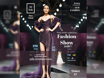 Fashion Show Flyer beauty beauty flyer blue boutique flyer camera catwalk classy clothing elegant fashion fashion flyer fashion show glamorous glamour handsome luxurious man mode model new collection