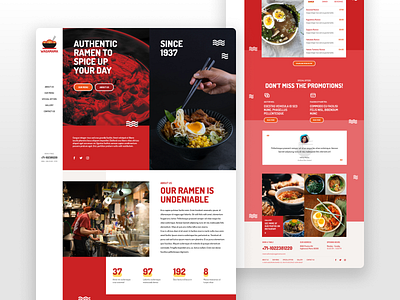 Ramen Shop Landing Page 🍜