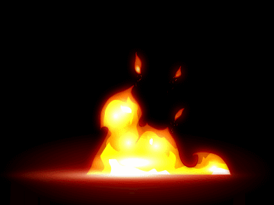Fire animation fire flash frame by frame fx animation