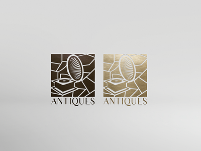 antiques.logo branding logo typography vector
