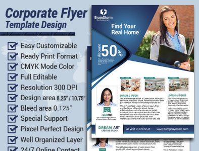 Flyer Design || Freelancer Niloy agency ai blue business business flyer consulting corporate creative creative flyer digital editable flyer freelancer niloy graphic marketing marketing flyer