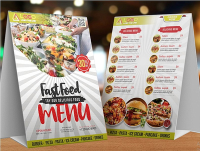 Restaurant Menu Card Design