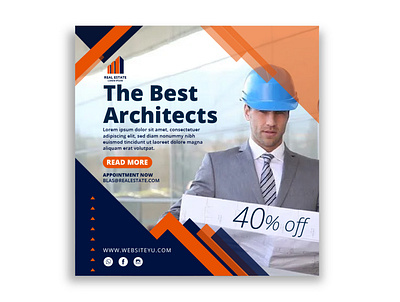 The Best Architects Banner Design banner best banner design branding business business flyer design designer facebook flyer freelancer niloy graphic design illustration linkdin logo popular banner design social media social media banner design top banner design