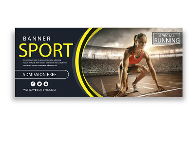 Sport Banner Design banner best banner design branding business business flyer design designer facebook flyer freelancer niloy graphic design illustration instagram logo popular banner design social media sport top banner design