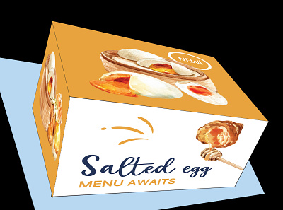 Salted Egg Package Design branding business business flyer design flyer freelancer niloy graphic design illustration package package design salted egg salted egg package design