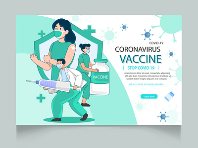 CORONAVIRUS Covid-19 Banner Template