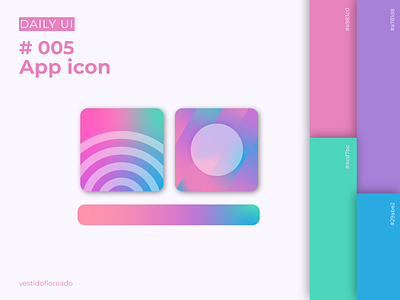 #5 Daily UI challenge- App Icon app app icon application design gradient icon logo ui vector