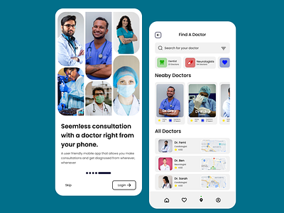 Medical Consultancy App app hospital medicine ui web