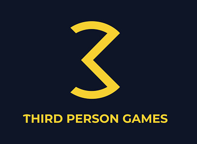 Third Person Games - Brand Idea adobe illustrator branding design development game logo vector