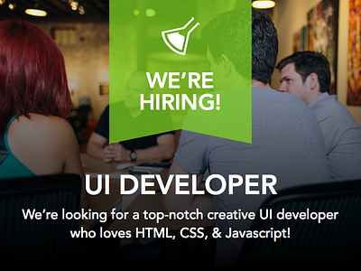 We're Hiring! careers hiring jobs kansas city kc ui design ui developer web design