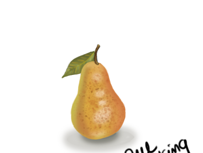 pear illustration avatar branding cartoon character cartoon illustration digital painting illustraion logo portrait portrait illustration ui