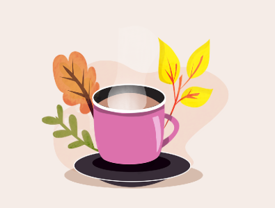 coffee illustration avatar cartoon character cartoon illustration coffee coffee cup design digital painting flat flat desig icon illustration minimal portrait illustration ui ux vector