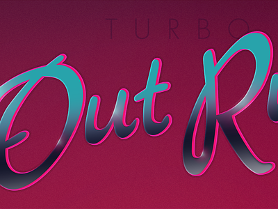 Turbo Out Run 80s car classic ferrari out poster retro run turbo videogames