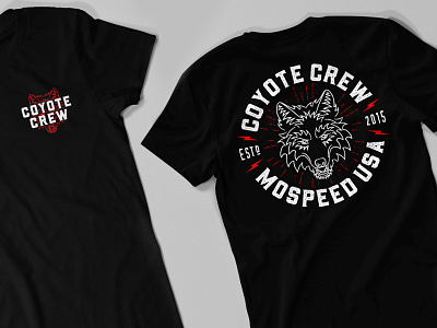 Mospeed Coyote Crew Tee apparel coyote ford mospeed mustang t-shirt tee visfire