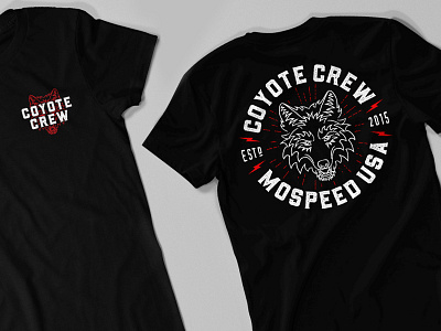 Mospeed Coyote Crew Tee apparel coyote ford mospeed mustang t shirt tee visfire