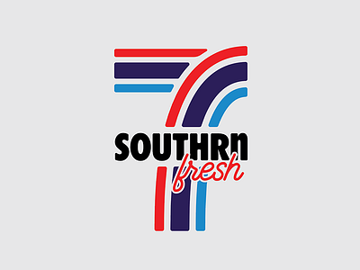Southrnfresh 7 Logo automotive brand branding identity logo racing retro southrnfresh vintage visfire
