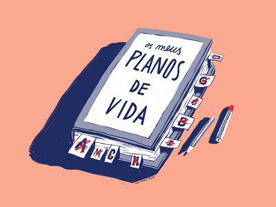 Planos de Vida. book drawing ideas illustration letters life mrcoofs pencil plans