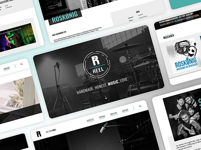 Designing Website for Record label branding design illustration rebranding typography web webdesign
