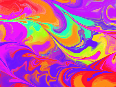 Are you mad? 2d art abstract colorfull digital ebru marbling pattern pattern art procreate procreateapp
