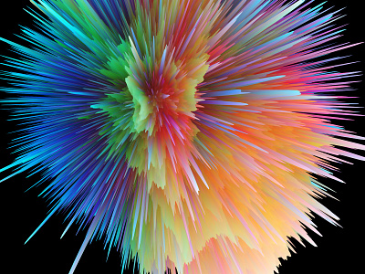 Explosion 3d abstract cinema4d colorful digital explosion planet space