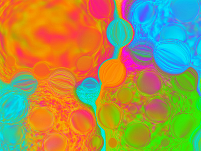 Macro 2d abstract bubble bubbles illustation illustration pattern procreate procreateapp space