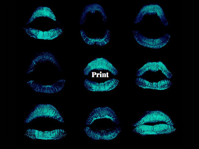 The way we speak design 2d digital graphicdesign lips negative portfolio print website