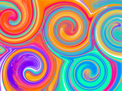 Are you mad? 2d abstract circle colorfull digitalart marbling procreate
