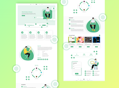 Designer Portfolio android design ios app design ui ui design uidesign uiux ux ux design web design