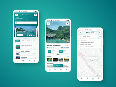 Hotel Booking App UI Kit