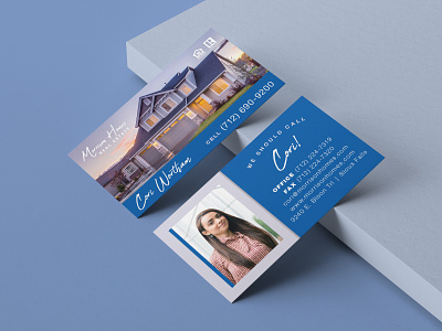 Real Estate Business Cards business cards business cards design real estate typography