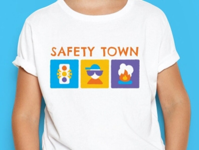 Safety Town Shirt color illustration shirt design