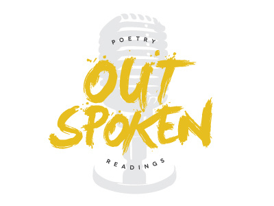 Outspoken Poetry branding brush font logo typography