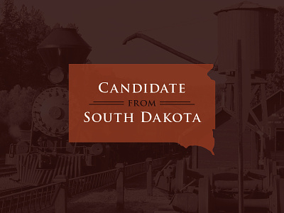 Candidate From SD campaign running for office south dakota train