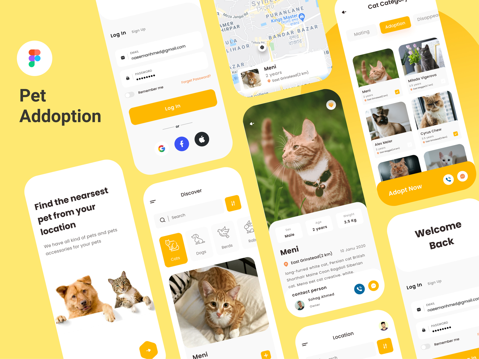 Pet Adoption App By Oyasim Ahmed On Dribbble